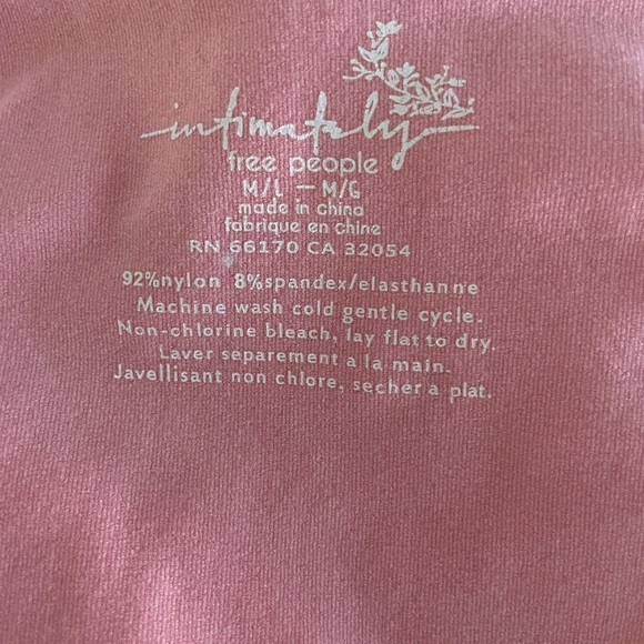 Free People | FP Intimately Speed Dial Peach Bodysuit Size M/L - Picture 6 of 7